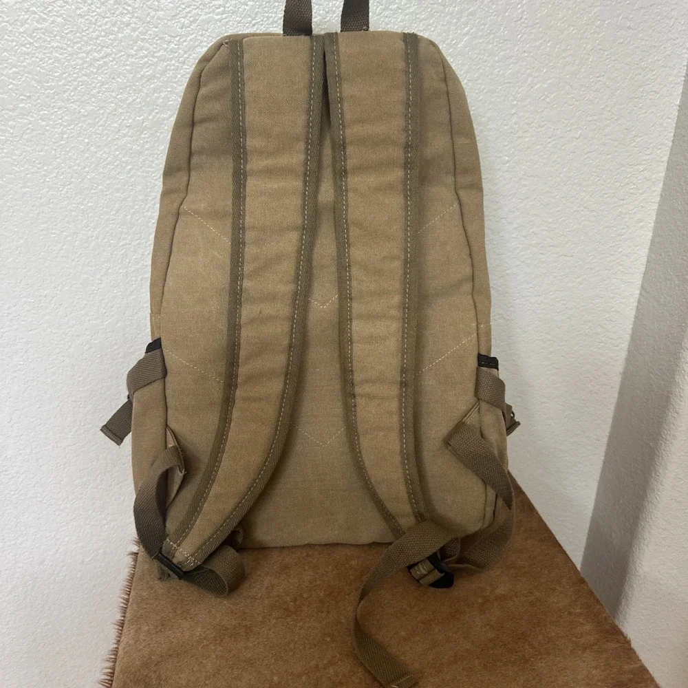 NWOT qlnd canvas backpack‎